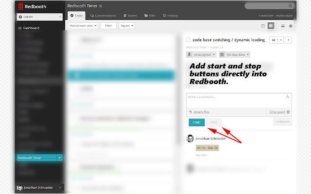 Redbooth Timer from Chrome web store to be run with OffiDocs Chromium online Redbooth Timer from Chrome web store to be run with OffiDocs Chromium online