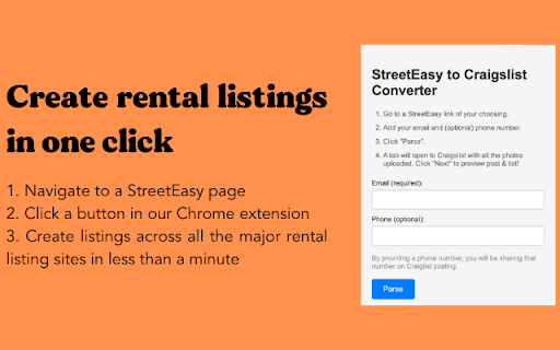 Rental Lister NYC from Chrome web store to be run with OffiDocs Chromium online Rental Lister NYC from Chrome web store to be run with OffiDocs Chromium online