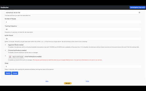 ResBooker from Chrome web store to be run with OffiDocs Chromium online ResBooker from Chrome web store to be run with OffiDocs Chromium online