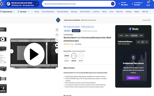 Rivin Walmart Sales Data Made Easy from Chrome web store to be run with OffiDocs Chromium online Rivin Walmart Sales Data Made Easy from Chrome web store to be run with OffiDocs Chromium online