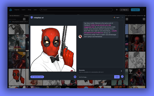 roleplayr.ai from Chrome web store to be run with OffiDocs Chromium online roleplayr.ai from Chrome web store to be run with OffiDocs Chromium online