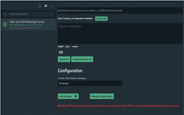 Sales Plus bulk message service from Chrome web store to be run with OffiDocs Chromium online Sales Plus bulk message service from Chrome web store to be run with OffiDocs Chromium online