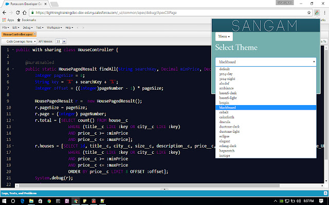 SANGAM : Enhance Salesforce Developer Console from Chrome web store to be run with OffiDocs Chromium online SANGAM : Enhance Salesforce Developer Console from Chrome web store to be run with OffiDocs Chromium online