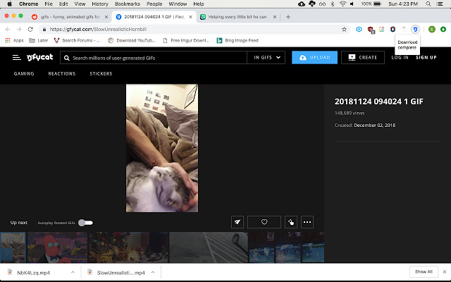 Save RedGIFs, gfycat, Imgur GIFs as mp4 from Chrome web store to be run with OffiDocs Chromium online Save RedGIFs, gfycat, Imgur GIFs as mp4 from Chrome web store to be run with OffiDocs Chromium online