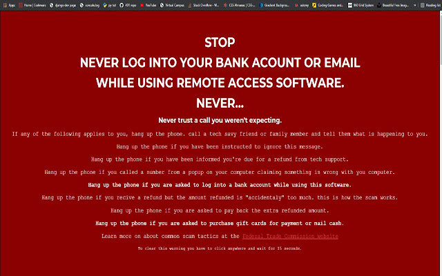 Scam Stopper from Chrome web store to be run with OffiDocs Chromium online Scam Stopper from Chrome web store to be run with OffiDocs Chromium online