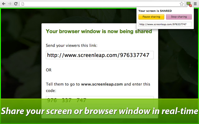 Screenleap from Chrome web store to be run with OffiDocs Chromium online Screenleap from Chrome web store to be run with OffiDocs Chromium online