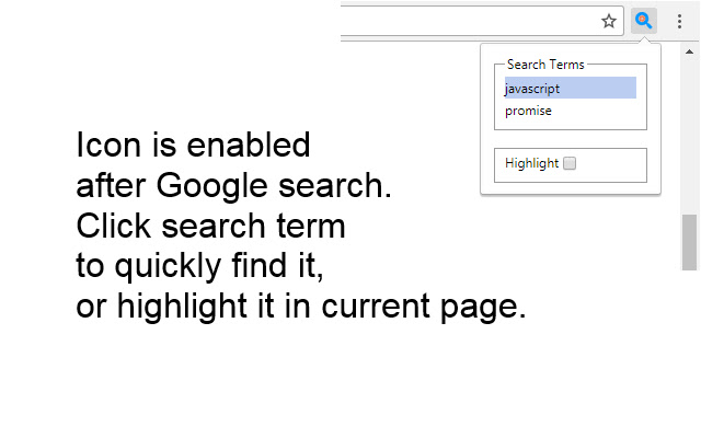 Search Terms Finder from Chrome web store to be run with OffiDocs Chromium online Search Terms Finder from Chrome web store to be run with OffiDocs Chromium online