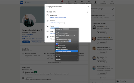 Send WhatsApp from Chrome web store to be run with OffiDocs Chromium online Send WhatsApp from Chrome web store to be run with OffiDocs Chromium online