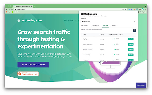 SEOTesting from Chrome web store to be run with OffiDocs Chromium online SEOTesting from Chrome web store to be run with OffiDocs Chromium online
