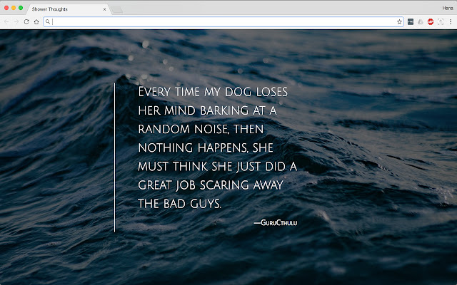 ShowerThoughts from Chrome web store to be run with OffiDocs Chromium online ShowerThoughts from Chrome web store to be run with OffiDocs Chromium online