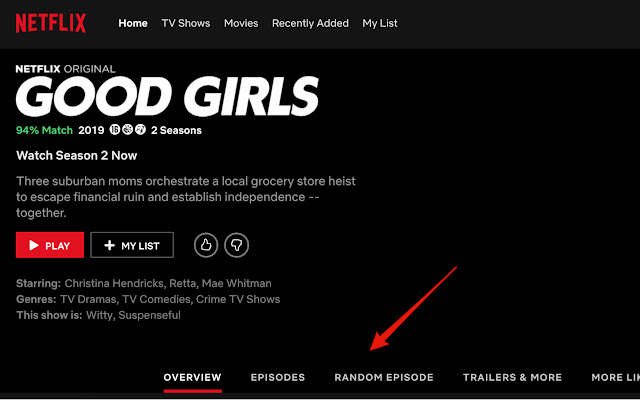 ShuffleFlix Netflix Random Episode Button from Chrome web store to be run with OffiDocs Chromium online ShuffleFlix Netflix Random Episode Button from Chrome web store to be run with OffiDocs Chromium online