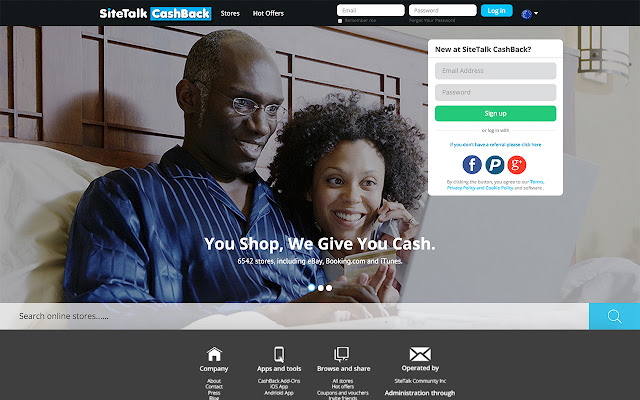 SiteTalk Cashback Add on from Chrome web store to be run with OffiDocs Chromium online SiteTalk Cashback Add on from Chrome web store to be run with OffiDocs Chromium online