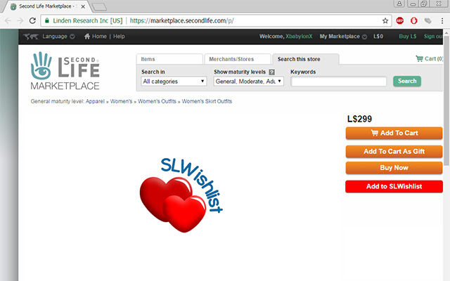 SLWishlist.com adding sl marketplace products from Chrome web store to be run with OffiDocs Chromium online SLWishlist.com adding sl marketplace products from Chrome web store to be run with OffiDocs Chromium online