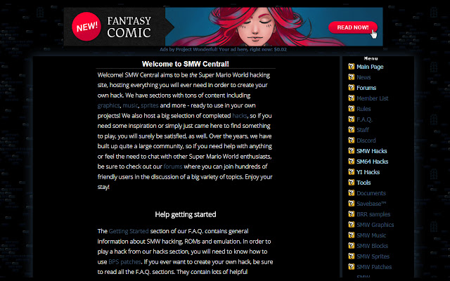 SMWCentral Beautifier from Chrome web store to be run with OffiDocs Chromium online SMWCentral Beautifier from Chrome web store to be run with OffiDocs Chromium online