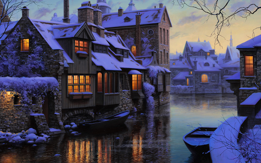 Snowy Canal Serenity from Chrome web store to be run with OffiDocs Chromium online Snowy Canal Serenity from Chrome web store to be run with OffiDocs Chromium online