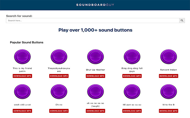SoundBoardGuy from Chrome web store to be run with OffiDocs Chromium online SoundBoardGuy from Chrome web store to be run with OffiDocs Chromium online