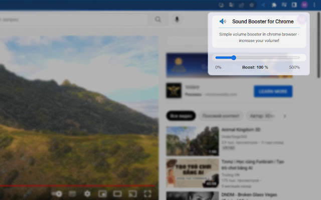 Sound Booster Volume Control from Chrome web store to be run with OffiDocs Chromium online Sound Booster Volume Control from Chrome web store to be run with OffiDocs Chromium online