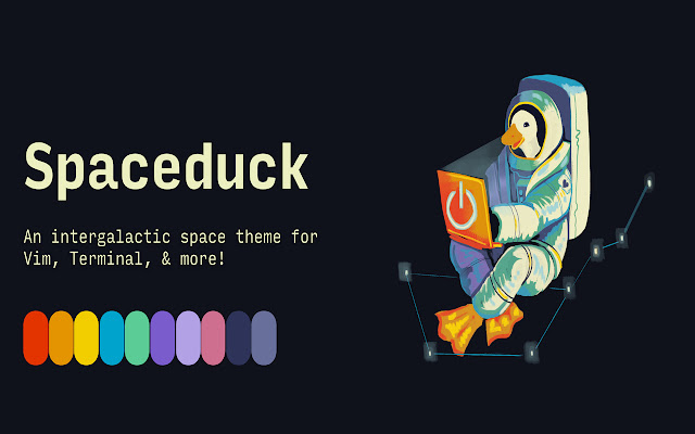 Spaceduck: An intergalactic space theme from Chrome web store to be run with OffiDocs Chromium online Spaceduck: An intergalactic space theme from Chrome web store to be run with OffiDocs Chromium online