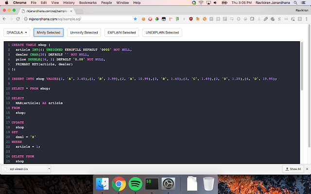 SQL Viewer from Chrome web store to be run with OffiDocs Chromium online SQL Viewer from Chrome web store to be run with OffiDocs Chromium online
