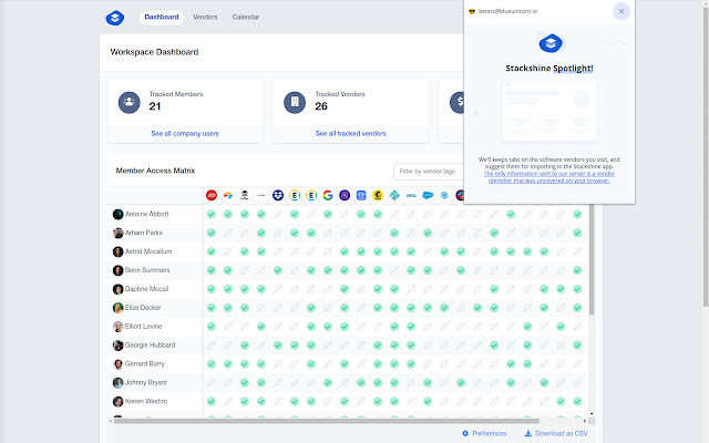 Stackshine Spotlight from Chrome web store to be run with OffiDocs Chromium online Stackshine Spotlight from Chrome web store to be run with OffiDocs Chromium online