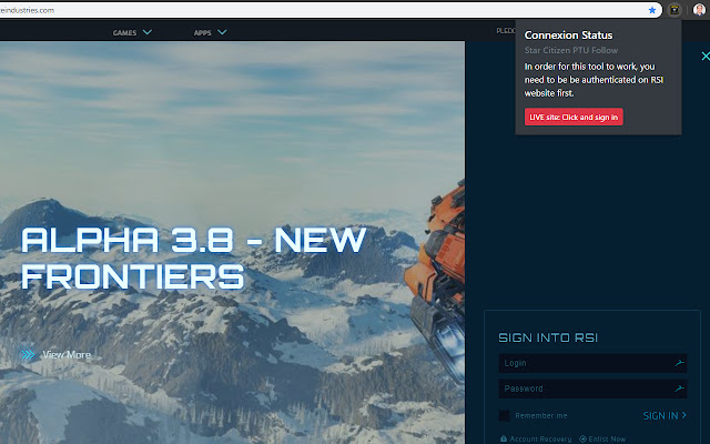 Star Citizen PTU Follow from Chrome web store to be run with OffiDocs Chromium online Star Citizen PTU Follow from Chrome web store to be run with OffiDocs Chromium online