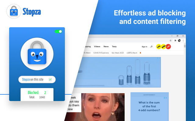 Stopza Adblocker from Chrome web store to be run with OffiDocs Chromium online Stopza Adblocker from Chrome web store to be run with OffiDocs Chromium online