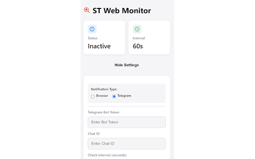 ST Web Monitor from Chrome web store to be run with OffiDocs Chromium online ST Web Monitor from Chrome web store to be run with OffiDocs Chromium online