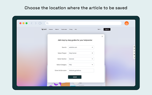 SubPage StepGuides from Chrome web store to be run with OffiDocs Chromium online SubPage StepGuides from Chrome web store to be run with OffiDocs Chromium online
