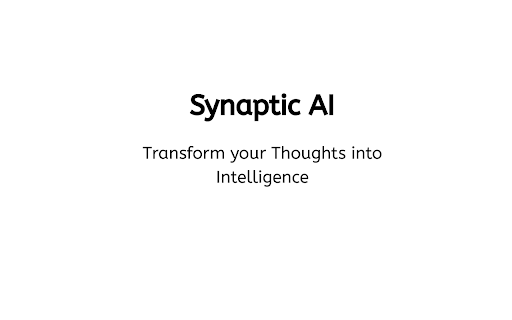 Synaptic AI from Chrome web store to be run with OffiDocs Chromium online Synaptic AI from Chrome web store to be run with OffiDocs Chromium online