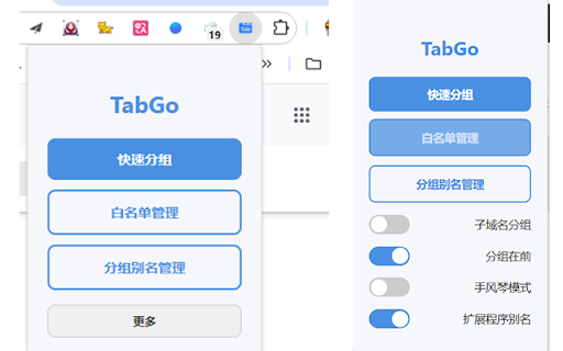 TabGo from Chrome web store to be run with OffiDocs Chromium online TabGo from Chrome web store to be run with OffiDocs Chromium online