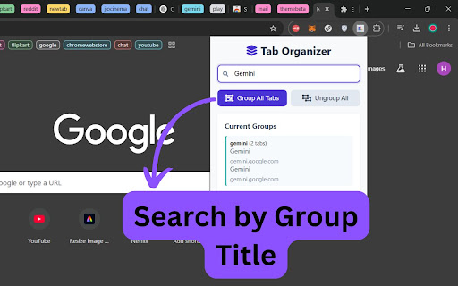 Tab Group Organizer from Chrome web store to be run with OffiDocs Chromium online Tab Group Organizer from Chrome web store to be run with OffiDocs Chromium online