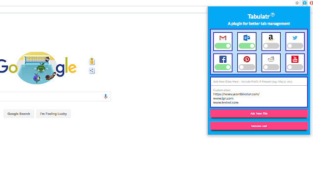 Tabulatr from Chrome web store to be run with OffiDocs Chromium online Tabulatr from Chrome web store to be run with OffiDocs Chromium online