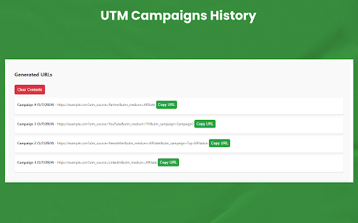 TAGLAB Easy UTM Parameters Creator from Chrome web store to be run with OffiDocs Chromium online TAGLAB Easy UTM Parameters Creator from Chrome web store to be run with OffiDocs Chromium online