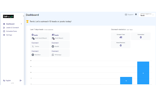 TAP Recon from Chrome web store to be run with OffiDocs Chromium online TAP Recon from Chrome web store to be run with OffiDocs Chromium online