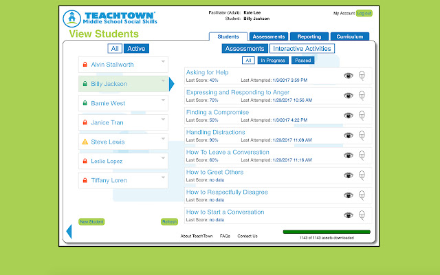 TeachTown Middle School Social Skills from Chrome web store to be run with OffiDocs Chromium online TeachTown Middle School Social Skills from Chrome web store to be run with OffiDocs Chromium online