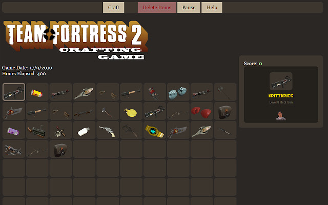Team Fortress 2 Crafting Game from Chrome web store to be run with OffiDocs Chromium online Team Fortress 2 Crafting Game from Chrome web store to be run with OffiDocs Chromium online