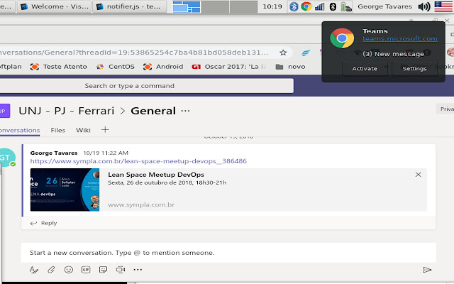 Teamsnotifier from Chrome web store to be run with OffiDocs Chromium online Teamsnotifier from Chrome web store to be run with OffiDocs Chromium online
