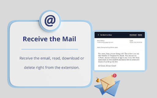 TempMail by Bliink from Chrome web store to be run with OffiDocs Chromium online TempMail by Bliink from Chrome web store to be run with OffiDocs Chromium online
