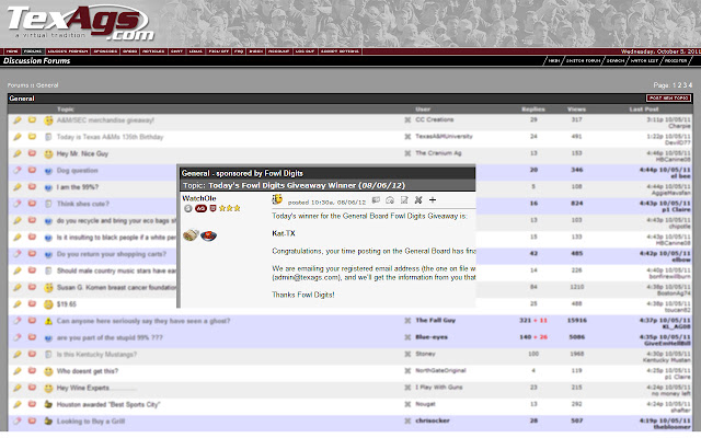 TexAgs Winners from Chrome web store to be run with OffiDocs Chromium online TexAgs Winners from Chrome web store to be run with OffiDocs Chromium online