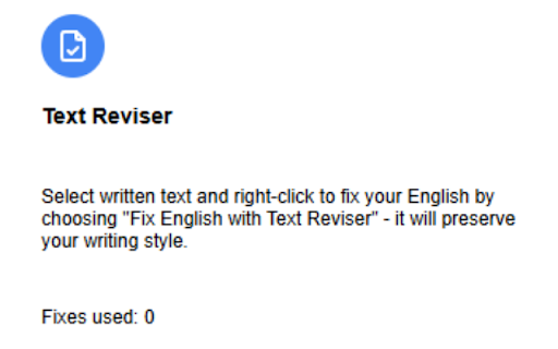 Text Reviser from Chrome web store to be run with OffiDocs Chromium online Text Reviser from Chrome web store to be run with OffiDocs Chromium online