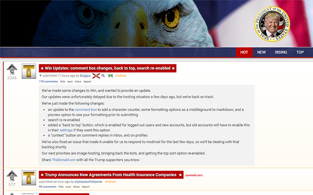 TheDonald Infinite Scroll and upgrades from Chrome web store to be run with OffiDocs Chromium online TheDonald Infinite Scroll and upgrades from Chrome web store to be run with OffiDocs Chromium online