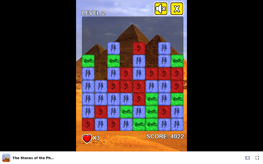 The Stones of the Pharaoh Embark on a thinking adventure in Egypt! from Chrome web store to be run with OffiDocs Chromium online The Stones of the Pharaoh Embark on a thinking adventure in Egypt! from Chrome web store to be run with OffiDocs Chromium online