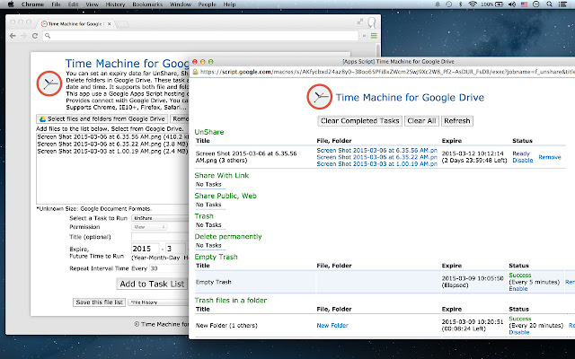 Time Machine for Google Drive™ from Chrome web store to be run with OffiDocs Chromium online Time Machine for Google Drive™ from Chrome web store to be run with OffiDocs Chromium online