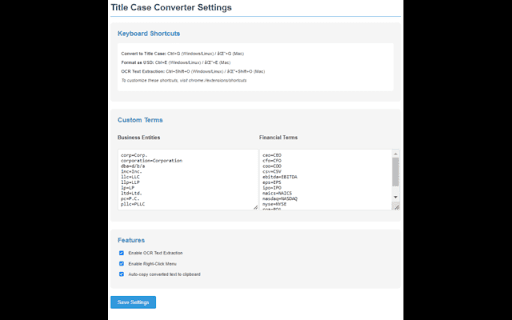 Title Case Converter from Chrome web store to be run with OffiDocs Chromium online Title Case Converter from Chrome web store to be run with OffiDocs Chromium online