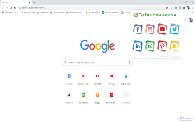 Top Social Media Launcher from Chrome web store to be run with OffiDocs Chromium online Top Social Media Launcher from Chrome web store to be run with OffiDocs Chromium online
