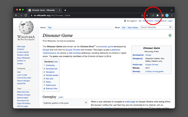 T Rex Dino Button from Chrome web store to be run with OffiDocs Chromium online T Rex Dino Button from Chrome web store to be run with OffiDocs Chromium online