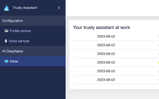 Trusty Assistant from Chrome web store to be run with OffiDocs Chromium online Trusty Assistant from Chrome web store to be run with OffiDocs Chromium online