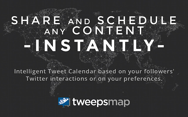 Tweepsmap from Chrome web store to be run with OffiDocs Chromium online Tweepsmap from Chrome web store to be run with OffiDocs Chromium online
