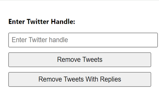 TweetRemover from Chrome web store to be run with OffiDocs Chromium online TweetRemover from Chrome web store to be run with OffiDocs Chromium online