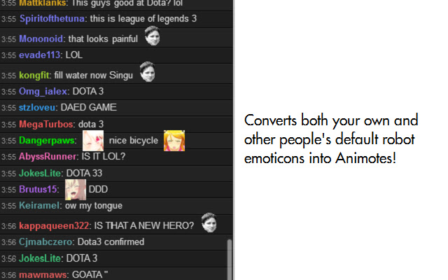 Twitch Animotes from Chrome web store to be run with OffiDocs Chromium online Twitch Animotes from Chrome web store to be run with OffiDocs Chromium online
